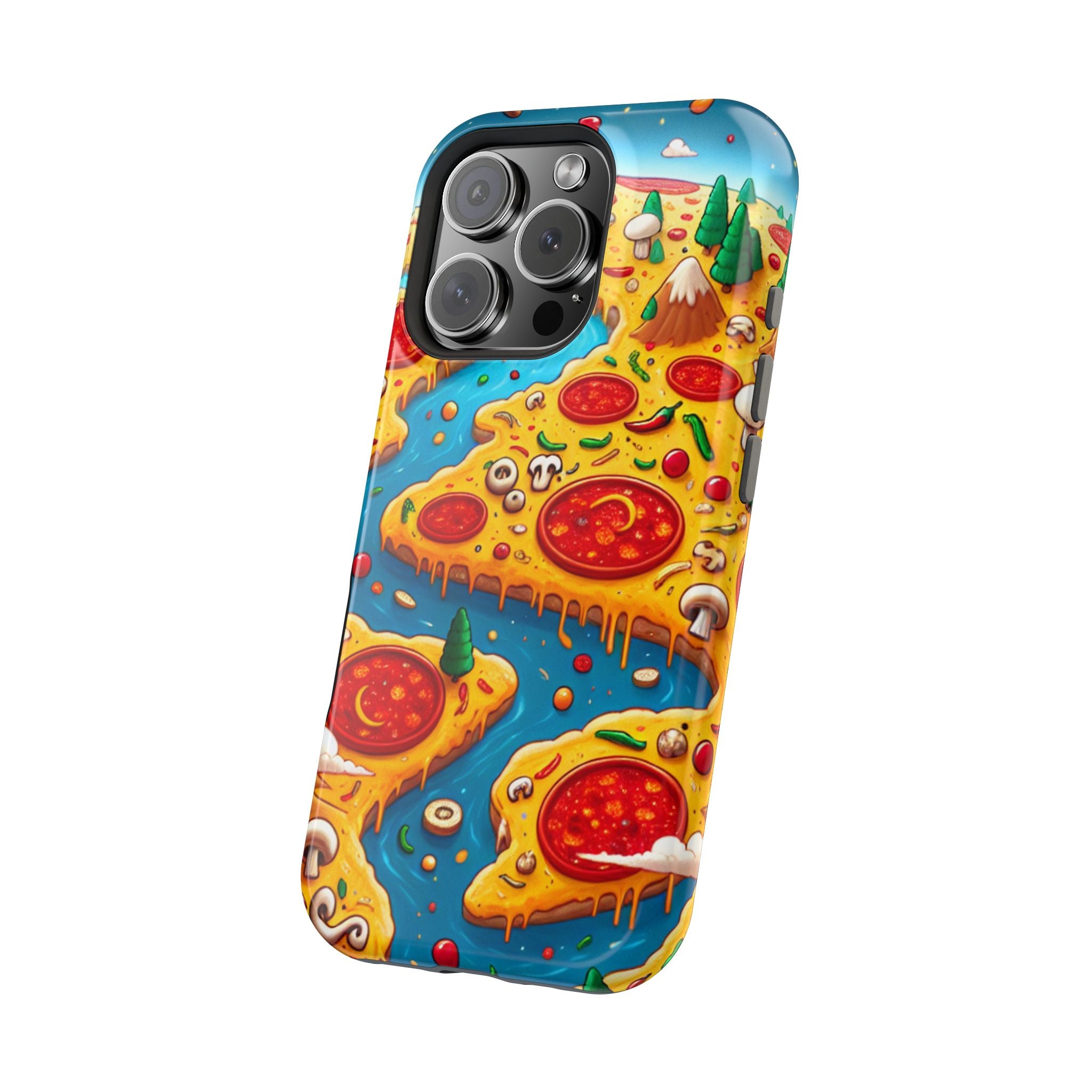 Pizza Island Magnetic Resistance Tough Phone Case