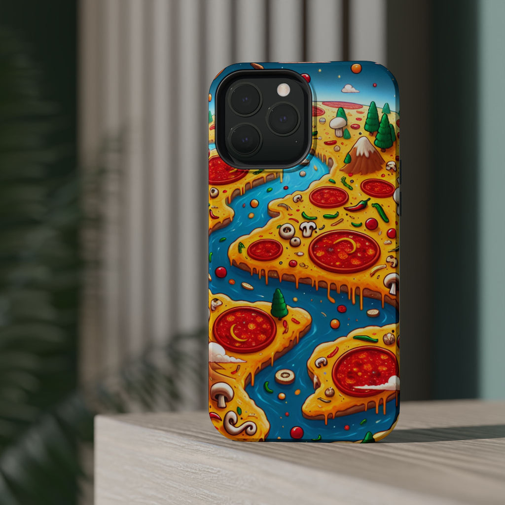 Pizza Island Magnetic Resistance Tough Phone Case